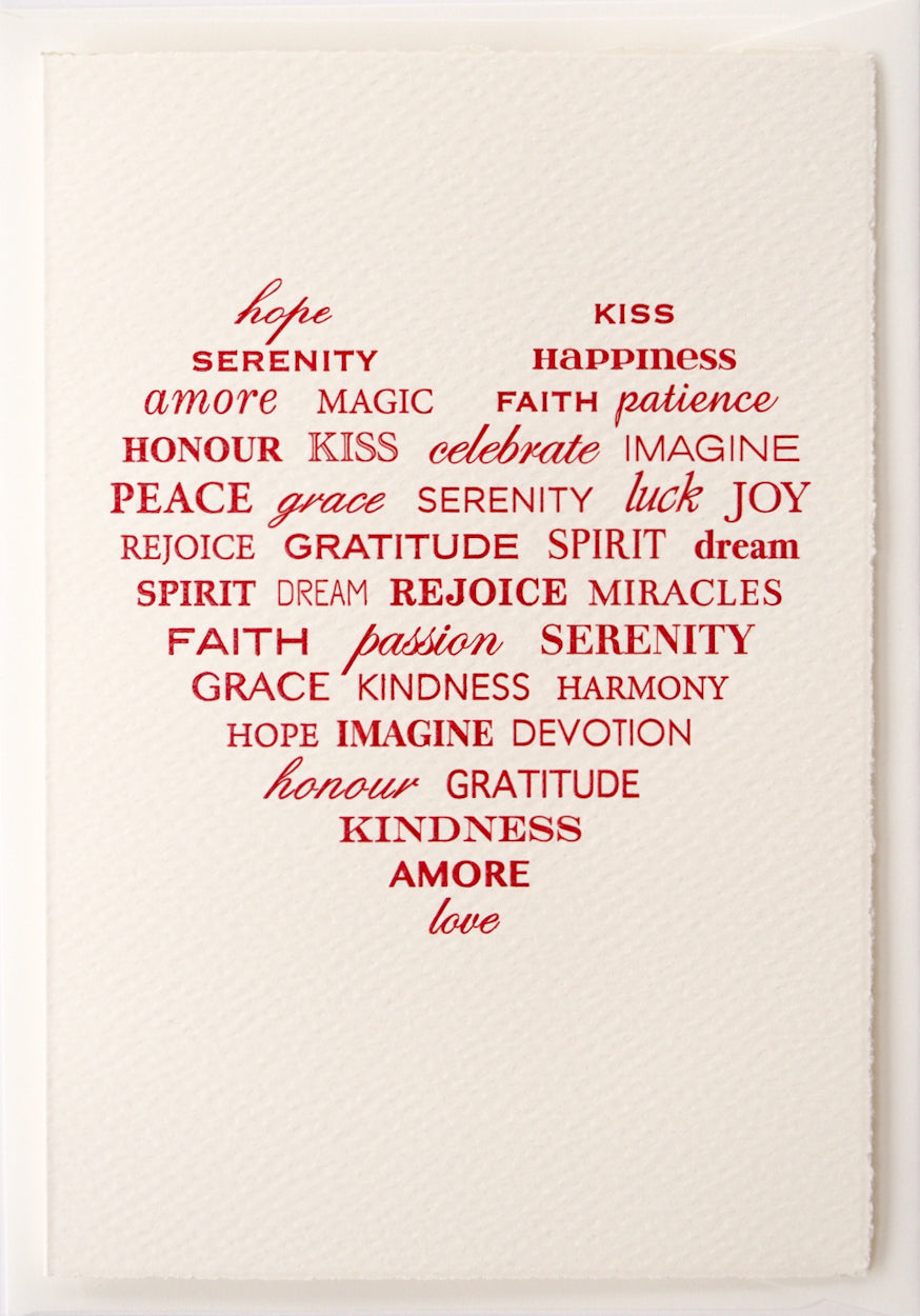 PFP Card - Heart In Words