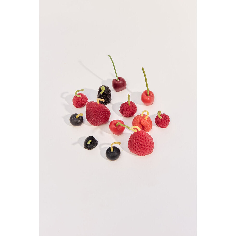 Beeswax Candles | Mixed Berries  - Box of 12 mixed berries
