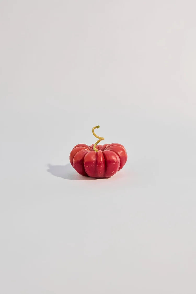 Heirloom Tomato | Beeswax Candle - Small - Red