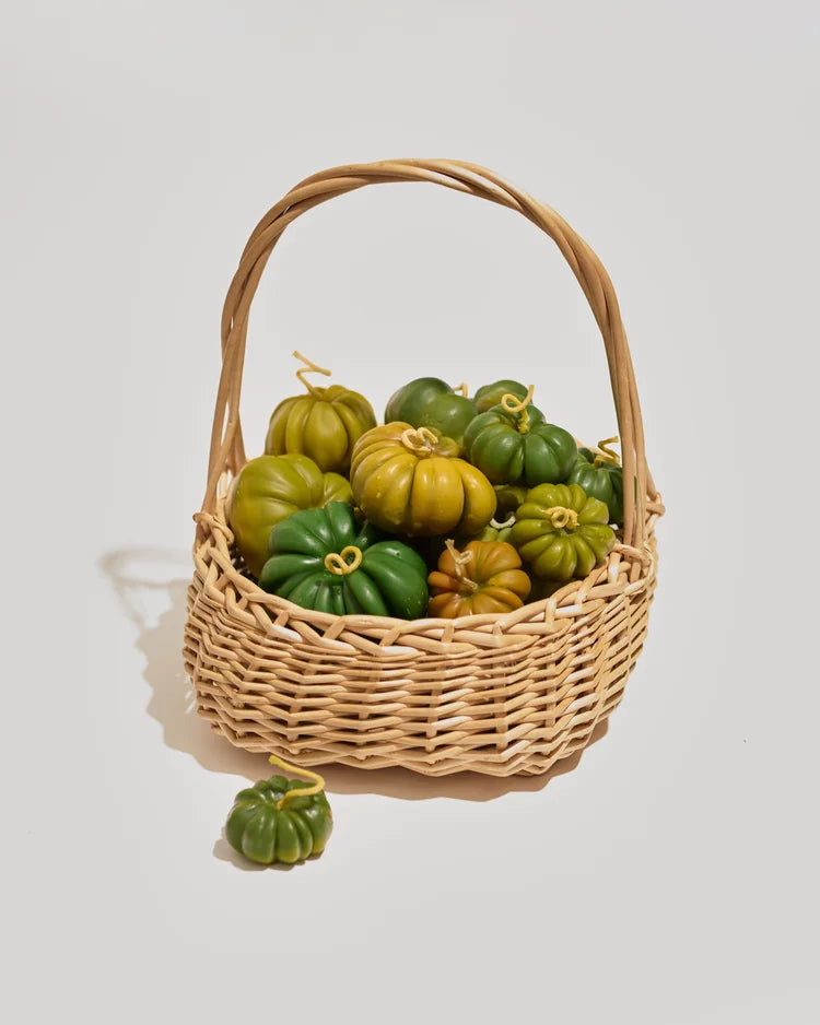 Heirloom Tomato | Beeswax Candle - Small - Green