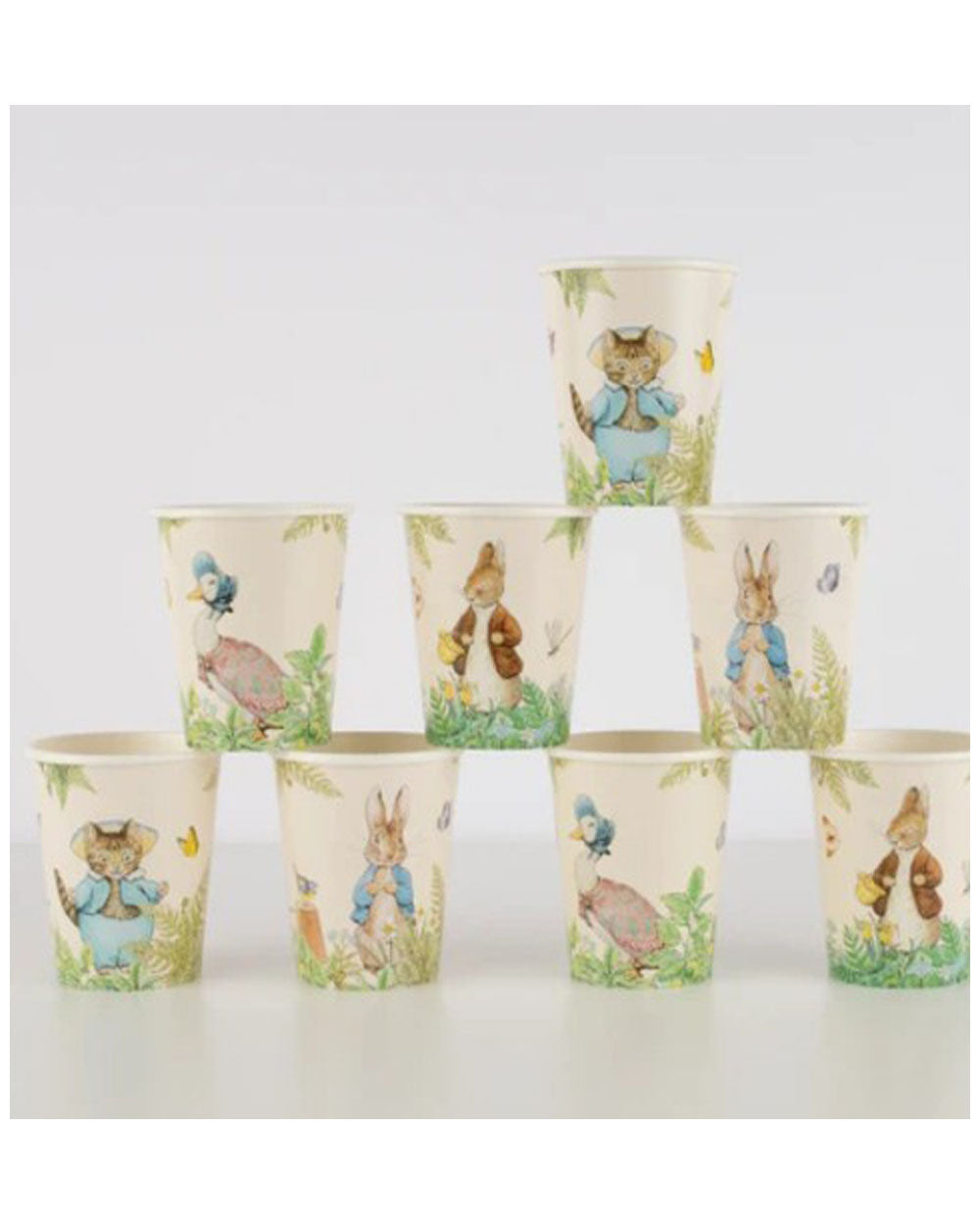 Peter Rabbit In The Garden Cups (x8)