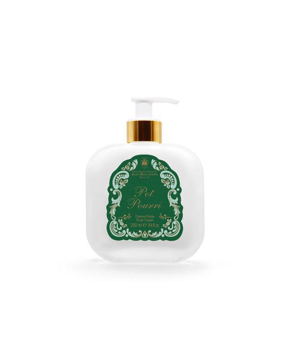 Pot Pourri - Fluid Body Cream - Glass Pump Bottle