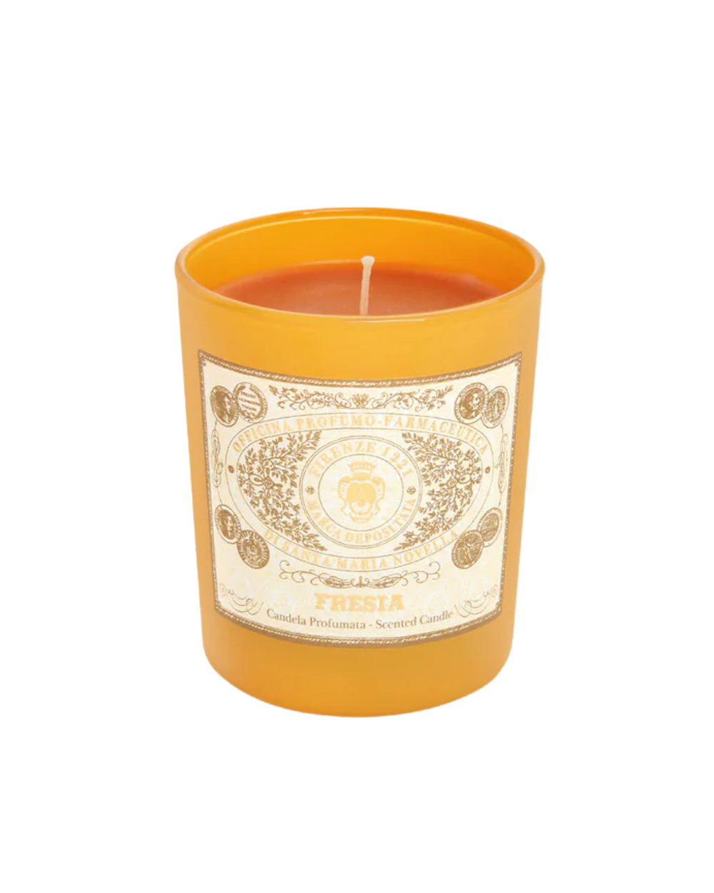Freesia Scented Glass Candle