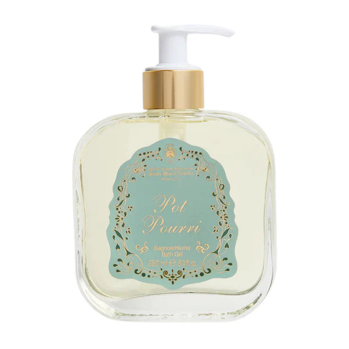 1221 Pot Pourri - Bath & Shower Gel - Glass Pump Bottle