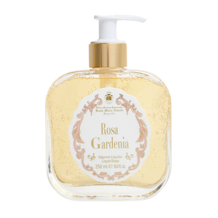 1221 Rosa Gardenia - Liquid Soap - Glass Pump Bottle