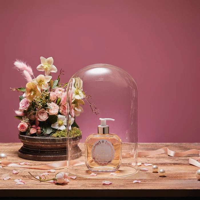 1221 Rosa Gardenia - Liquid Soap - Glass Pump Bottle