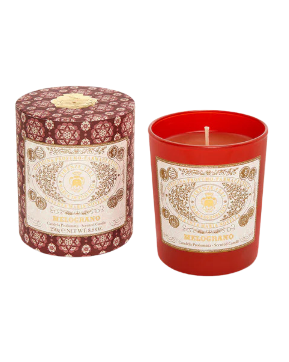 Melograno Scented Glass Candle