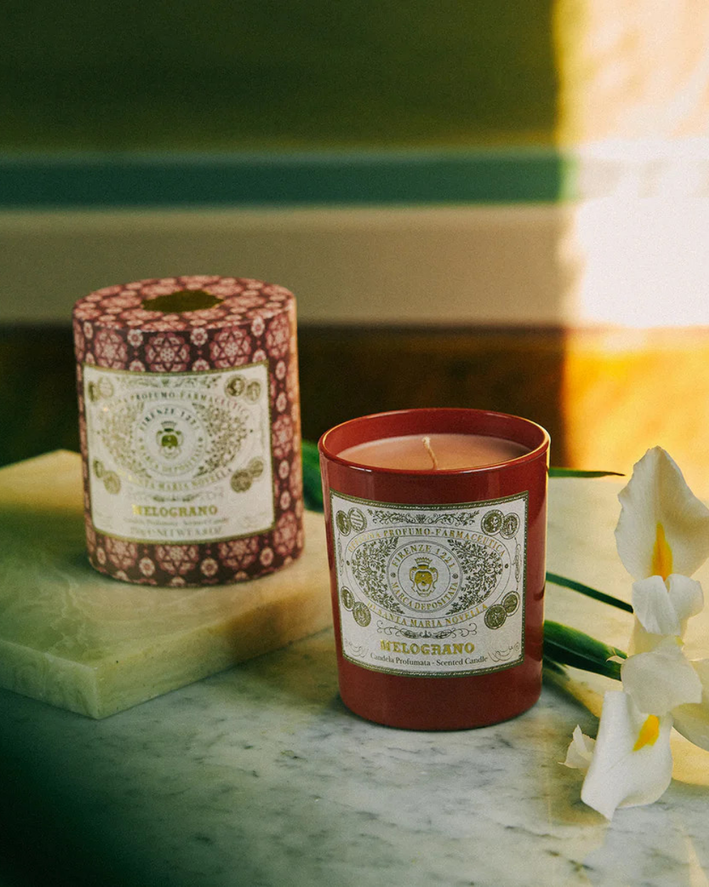 Melograno Scented Glass Candle