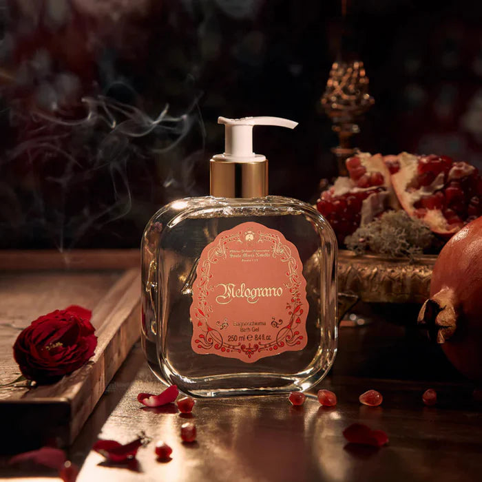 1221 Melograno - Bath & Shower Gel - Glass Pump Bottle