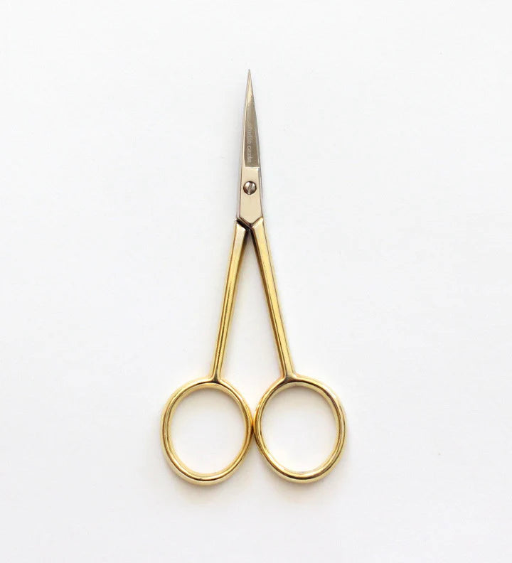 Silhouette Scissors - Small with Gold Handle