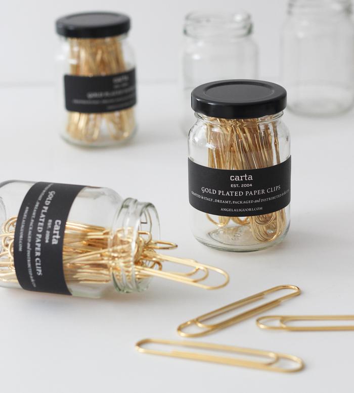 Gold Paper Clips - Single - Jumbo Size