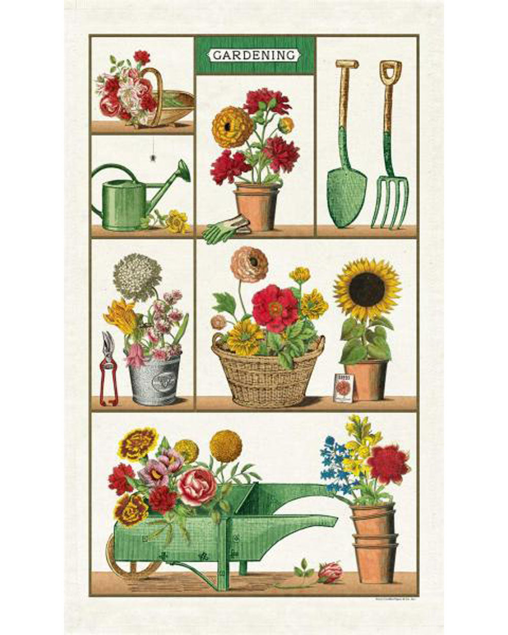 Tea Towel - Gardening