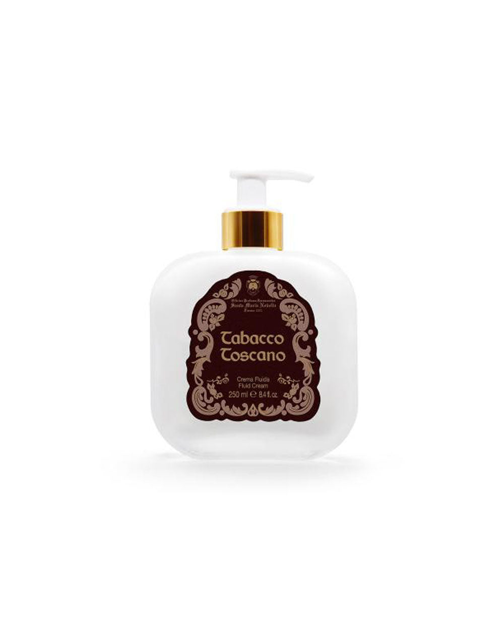 Tobacco Toscano - Fluid Body Cream - Glass Pump Bottle