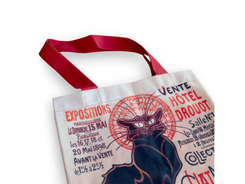 Cotton Tote Bag - Le Chat Noir, Theophile Steinlen