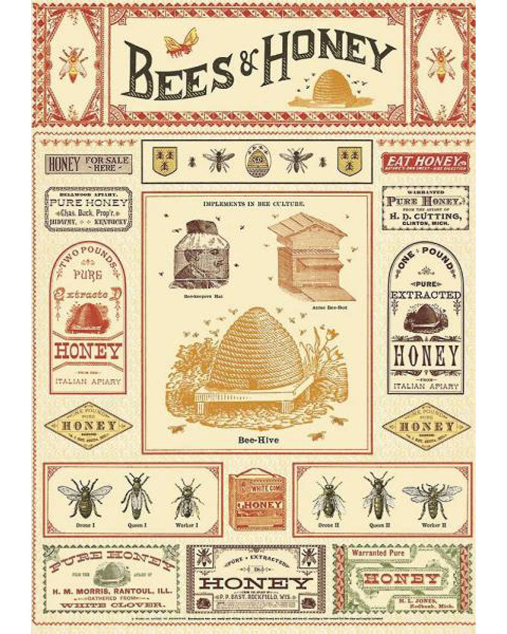 Wrap - Bees & Honey