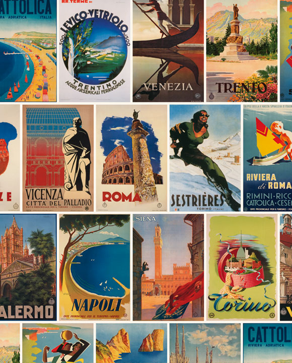 Wrap - Italian Postcards