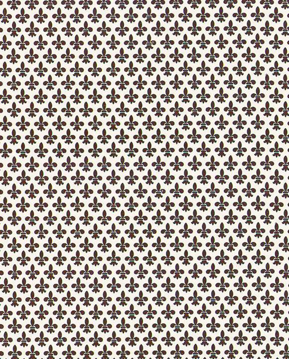 Wrap - Brown Fleur de Lys