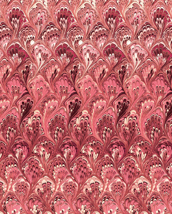 Wrap - Peacock Red Marbled