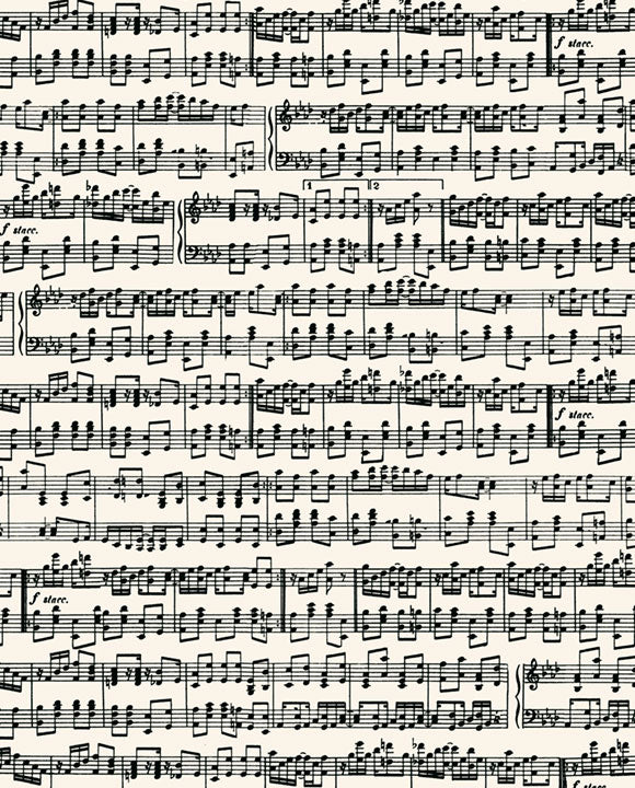 Wrap - B&W Music Score