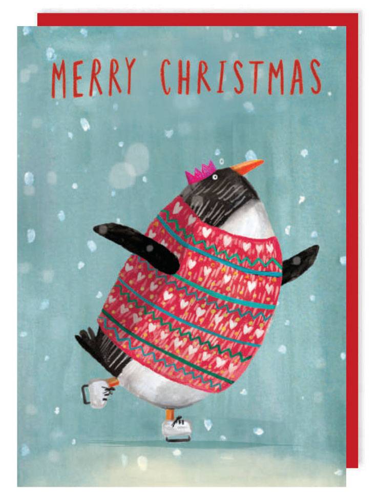 Christmas Card - CR - Penguin