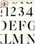 Rubber Stamps - Alphabet - Upper Case