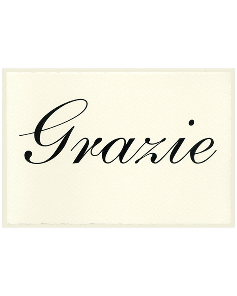 Card - Grazie