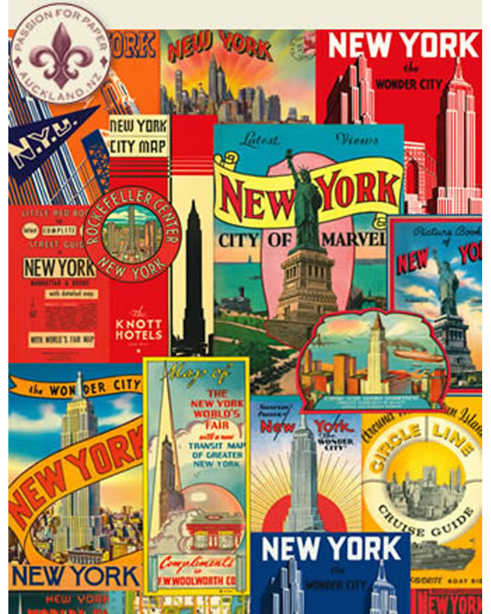 Mini Rubber Stamps - New York